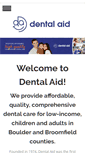 Mobile Screenshot of dentalaid.org